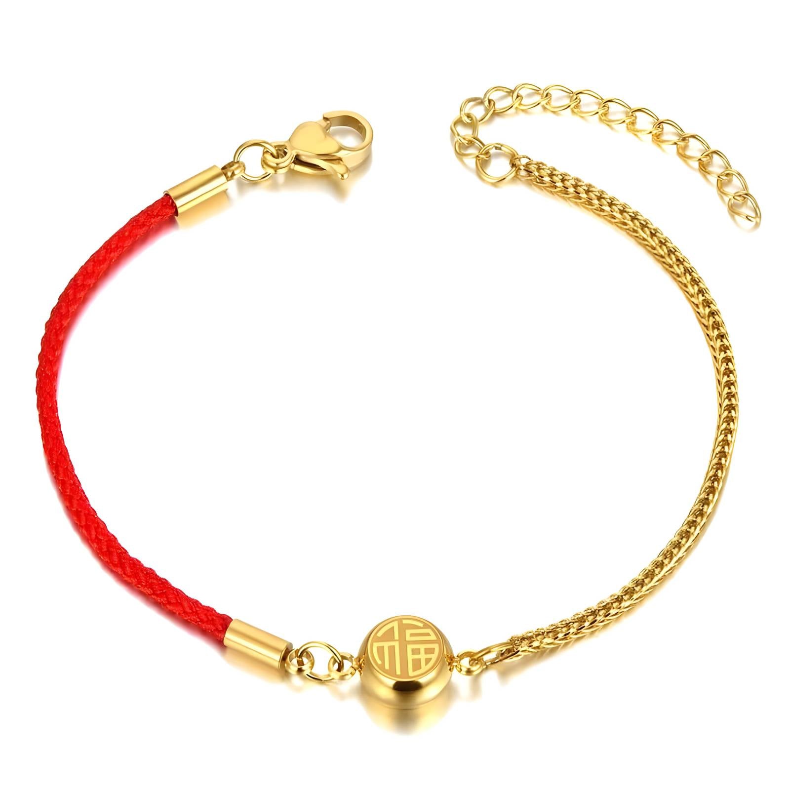 Red Cord Good Fortune Bracelet