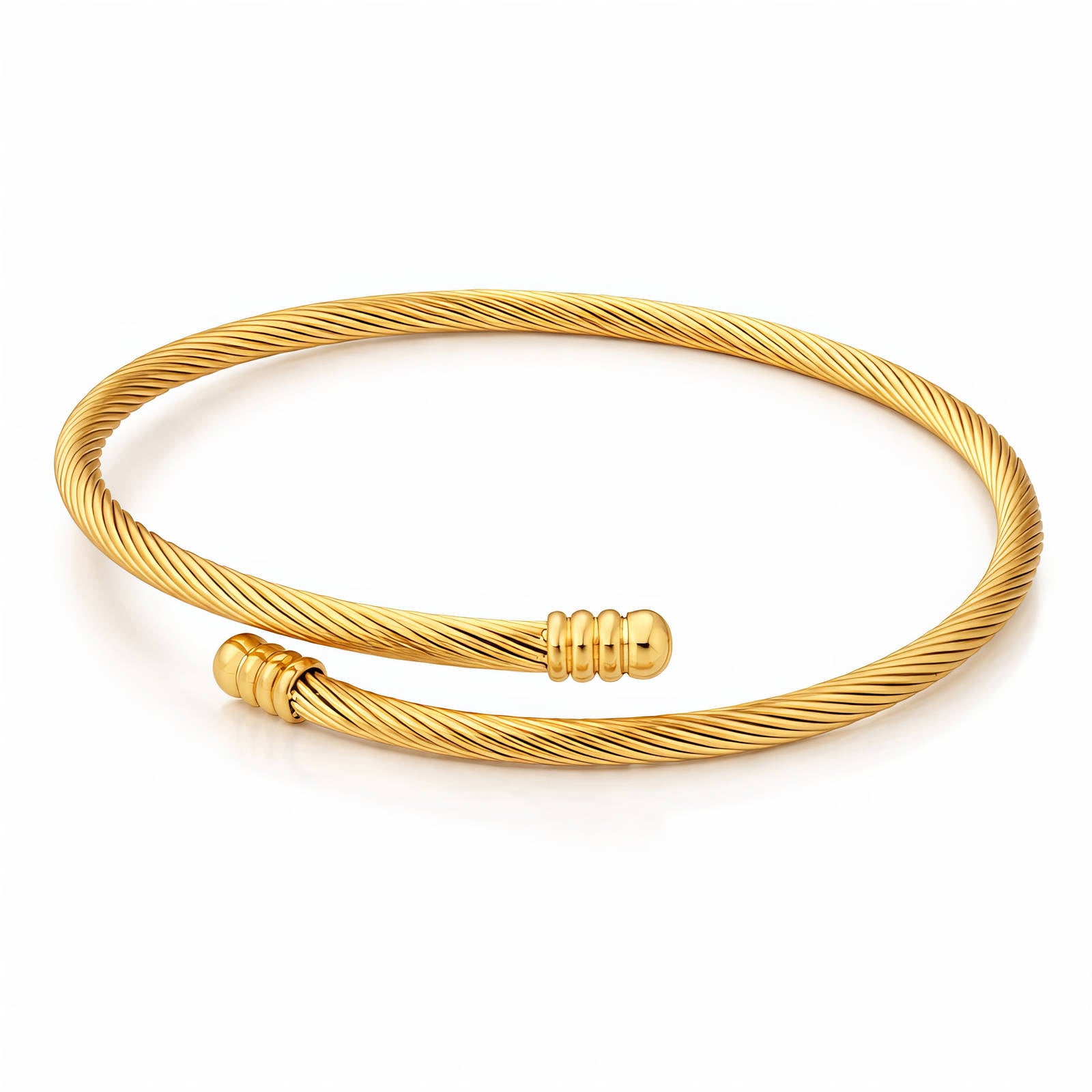 Twisted Cable Cuff Bracelet