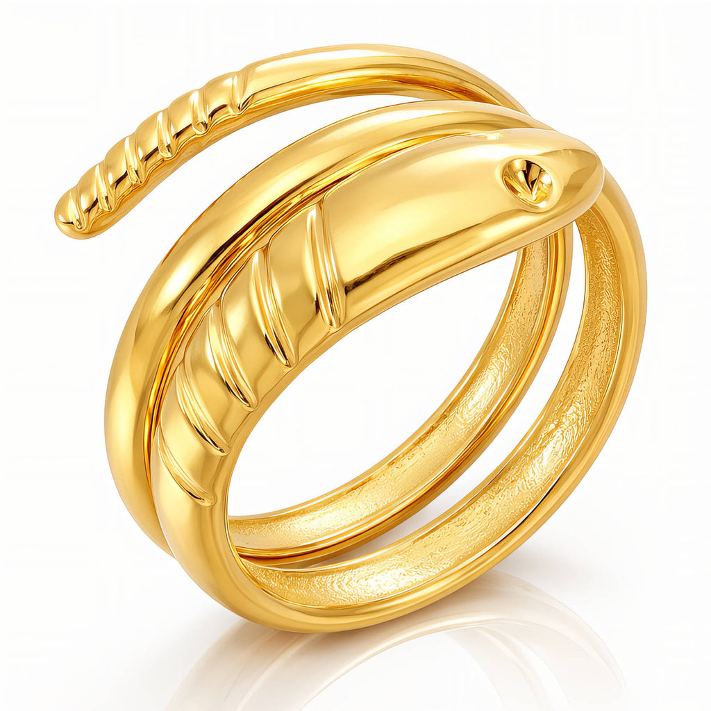 Snake Wrap Adjustable Ring
