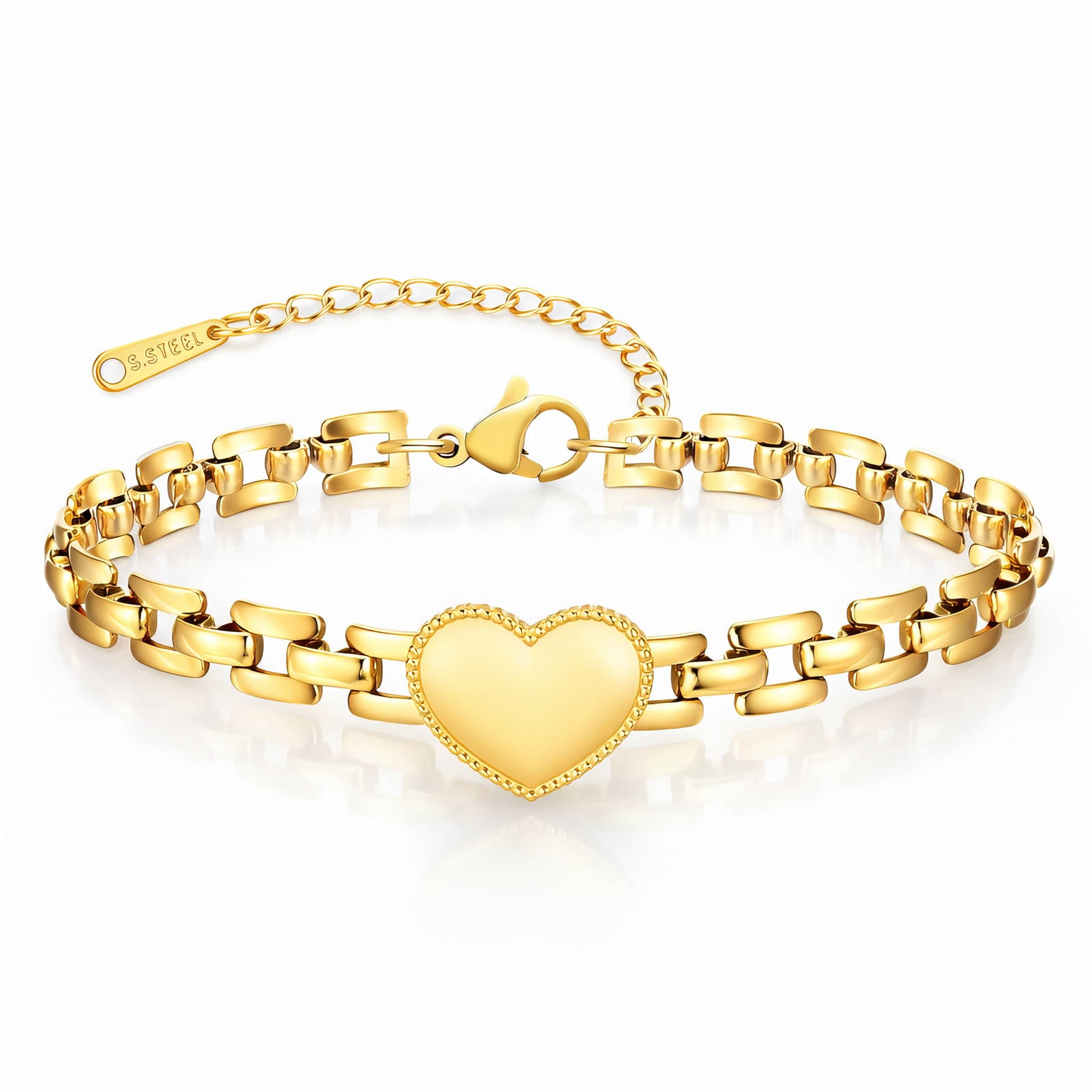 Heart Link Bracelet