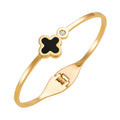 Black Clover Crystal Bangle Bracelet