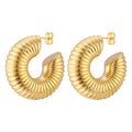 Sarah Ribbed Chunky Hoops