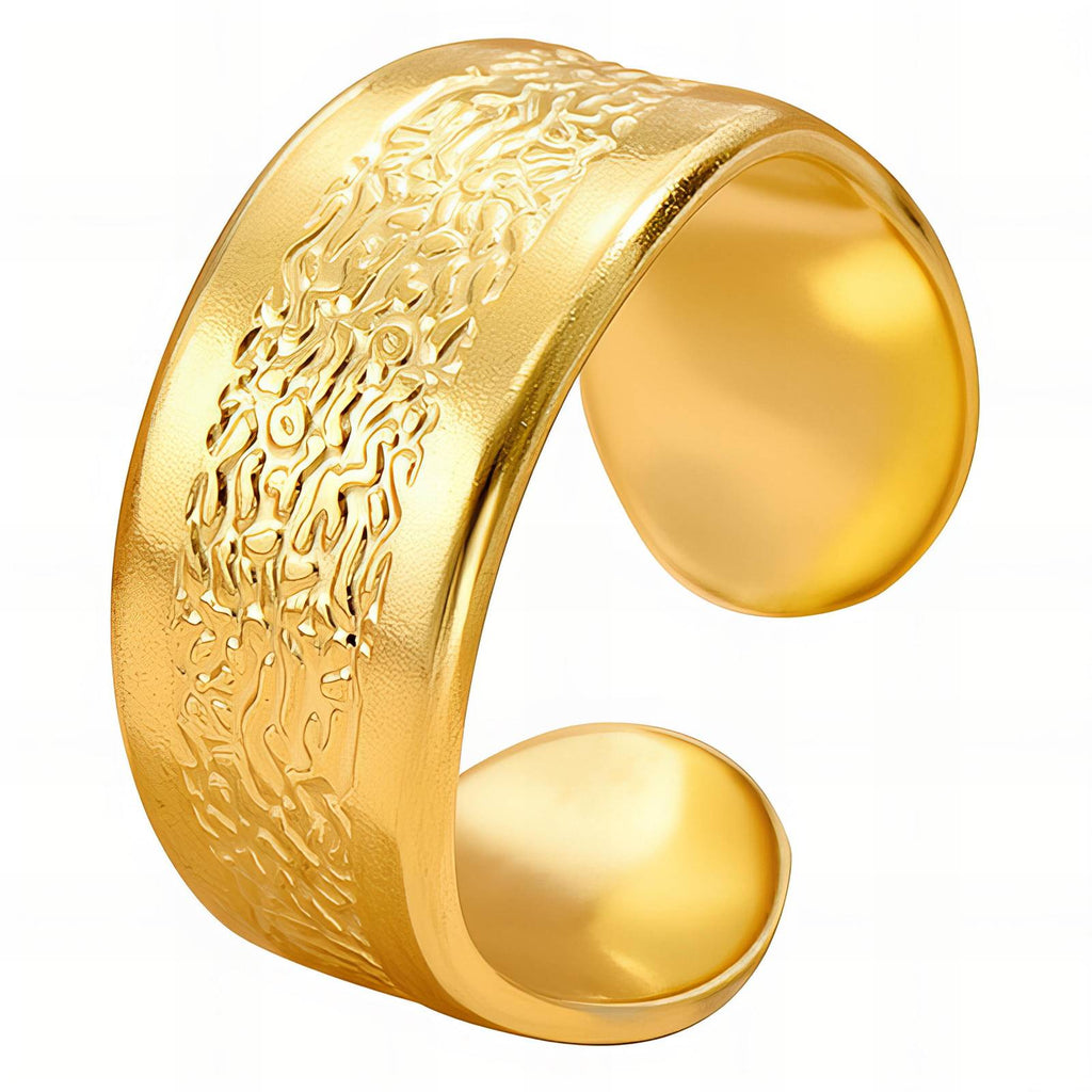 Textured Adjustable Ring
