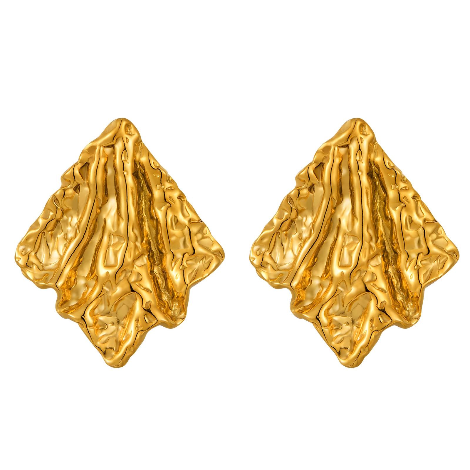 Textured Statement Earrings