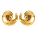 Sculptural Crescent Earrings