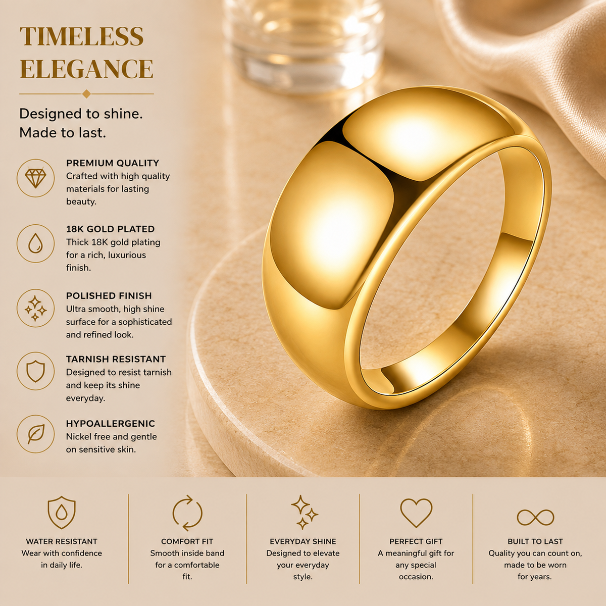 Dome Statement Ring