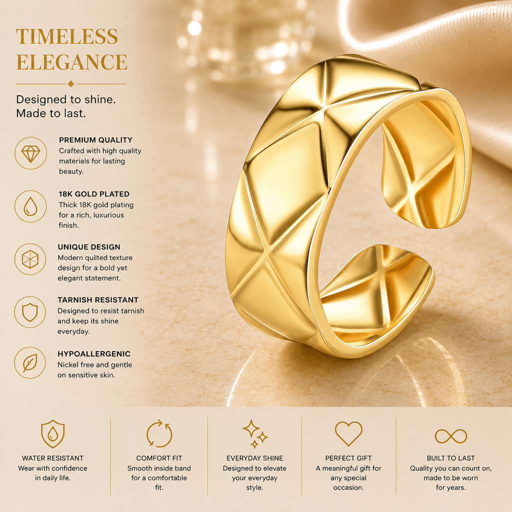 Geometric Adjustable Ring