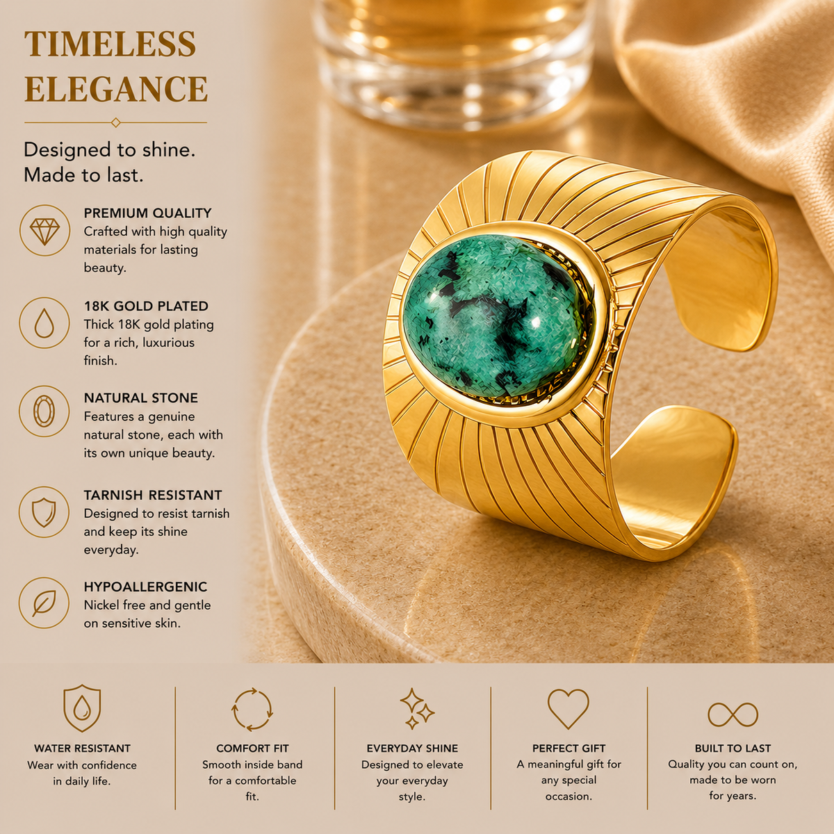 Green Turquoise Ring