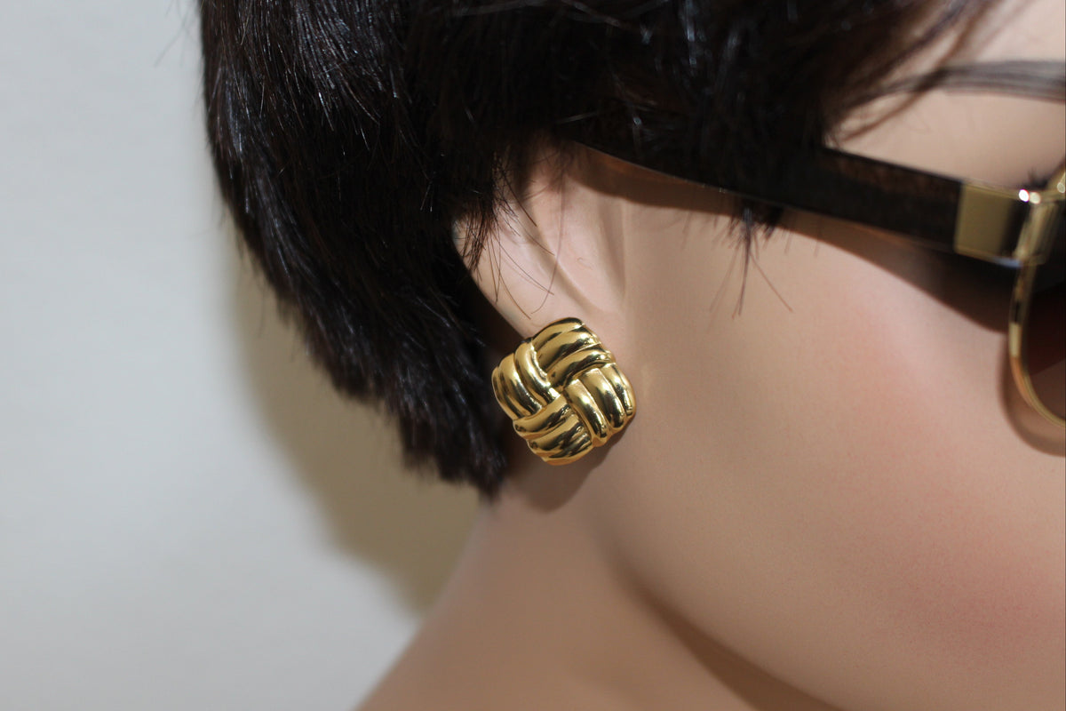 Chunky Knot Earrings