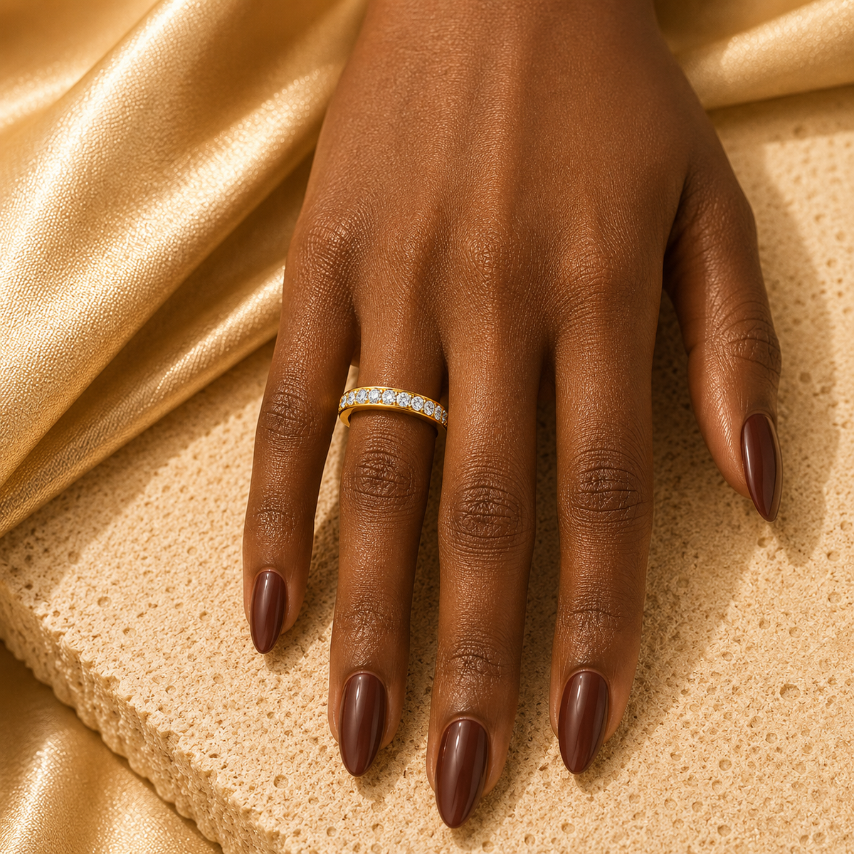 Pavé Crystal Ring